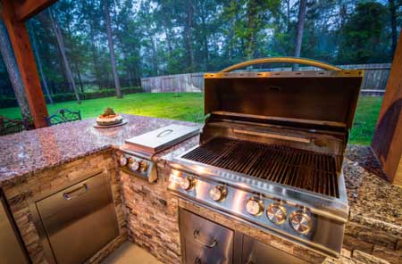 Custom Outdoor BBQ Grills for Patio Parties