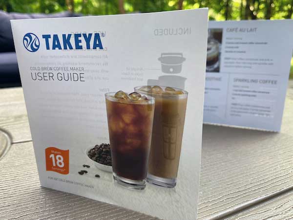 "Step-by-step cold brew coffee at home with Takeya coffee maker"